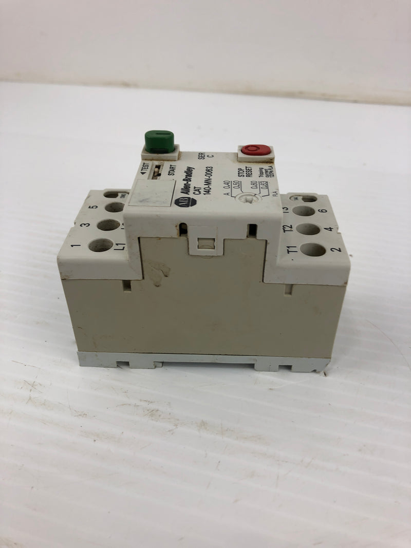 Allen-Bradley 140-MN-0063 Motor Starter Ser. C 600V 2.5A 3PH 8kV