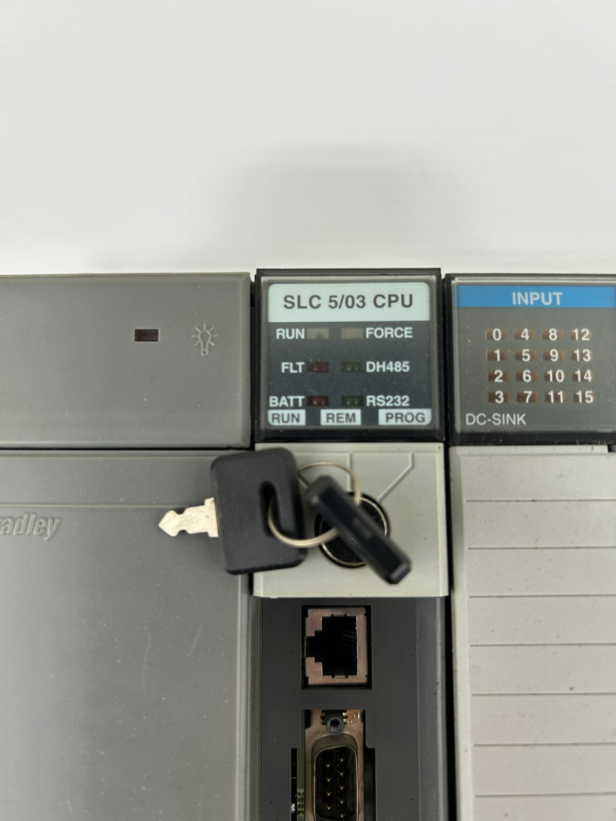Allen-Bradley SLC 500 PLC 7-Slot Rack 1746-A7 Series B SLC 5/03 CPU I/O