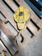 Wire Rope Hoist Snatch Block with Hook Yellow