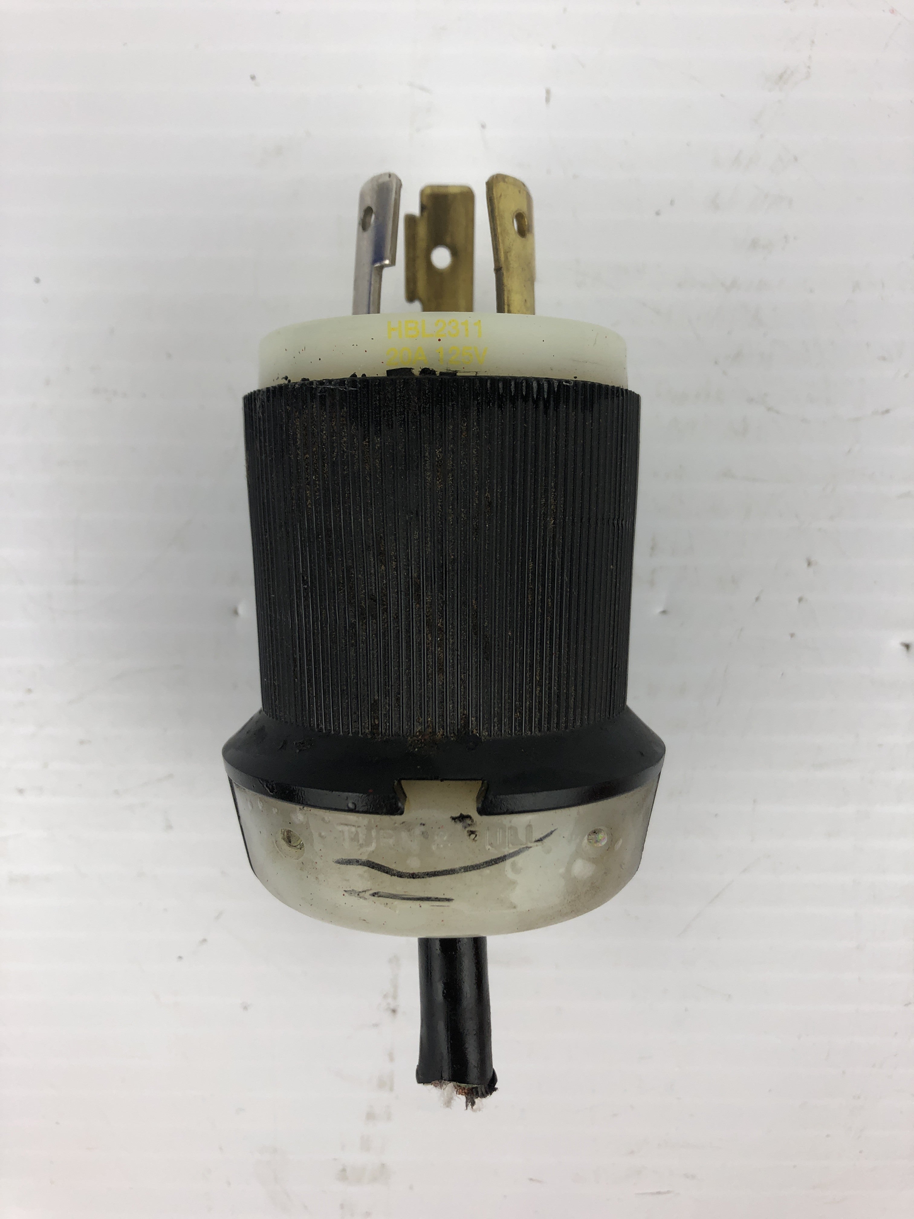 Hubbell Turn and Pull Plug HBL2311 20A 125V - Lot of 5