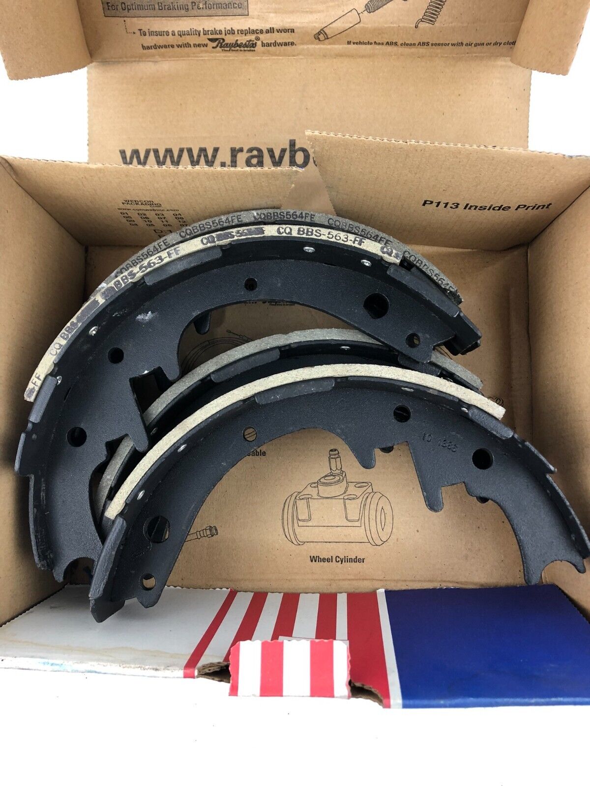 Raybestos 445PG Relined Brake Shoe P113