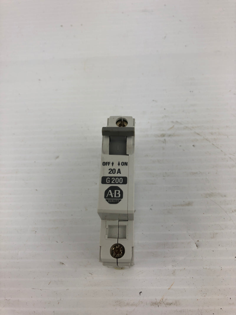 Allen Bradley 1492-CB1 Circuit Breaker G200 20A Series B