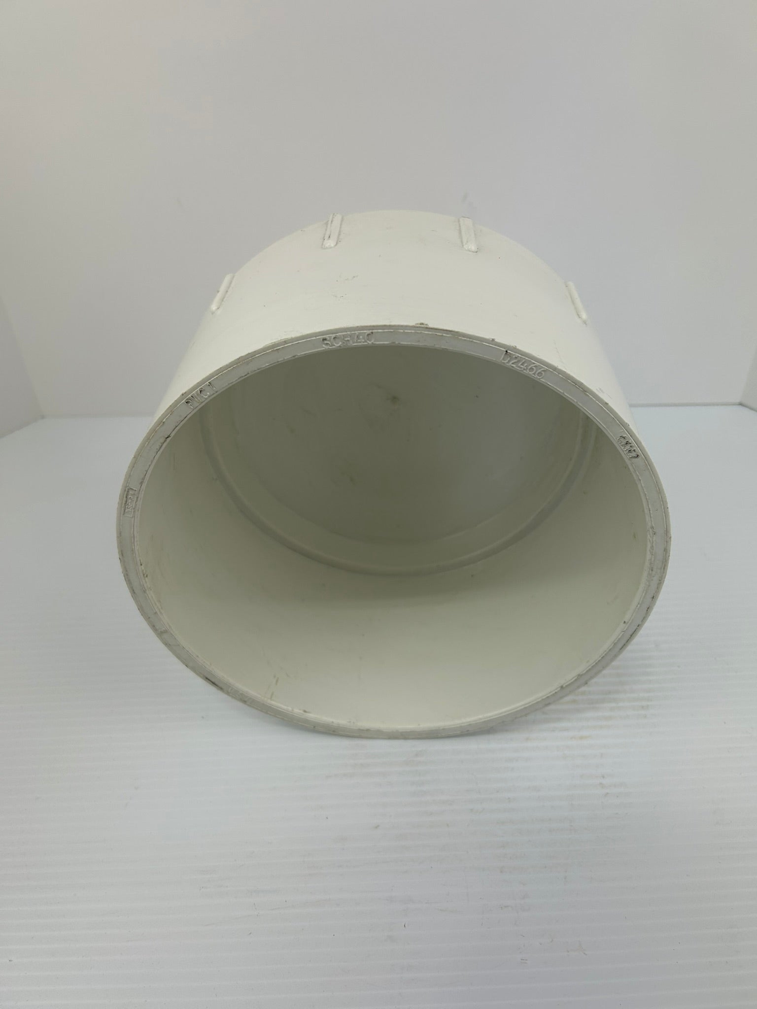 Spears D2466 PVC 1 White Cap SCH40 8" Round