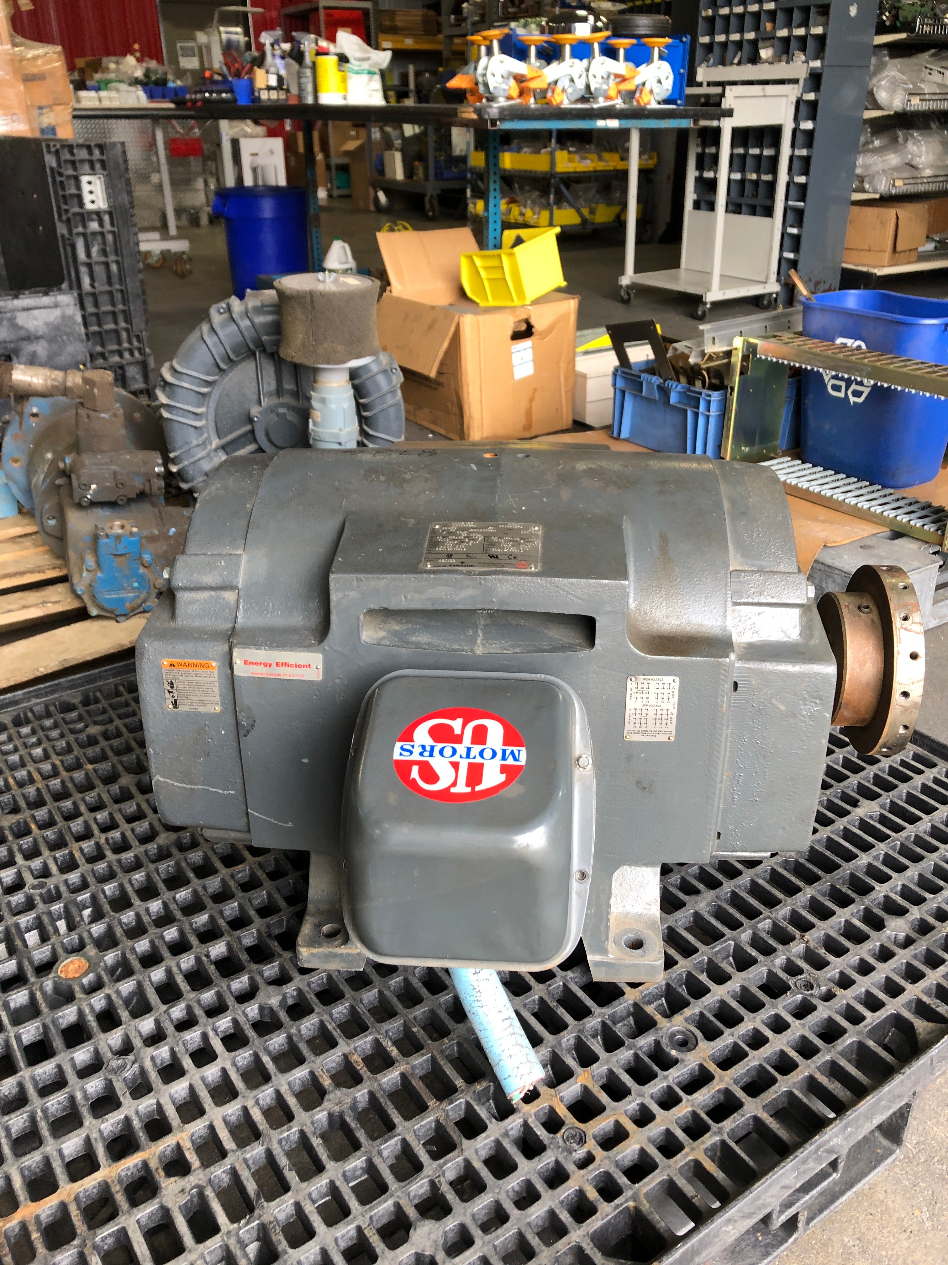 Emerson US Motors H644 AC Motor D100E2ES 100HP 1475/1785 RPM 3PH 404TS Frame