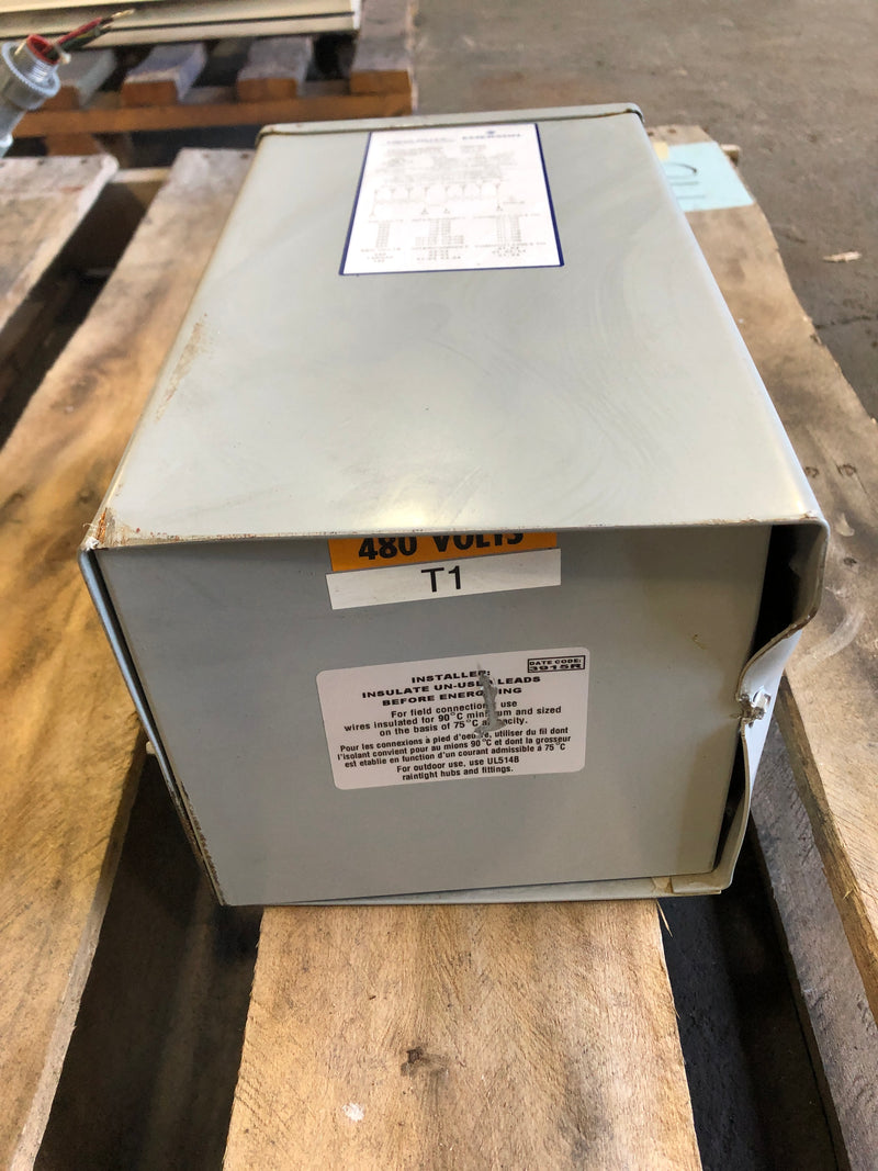 Hevi-Duty HS5F3AS Transformer HS 3kVA 240 x 480V Primary 60 Hz 1 Phase Gray