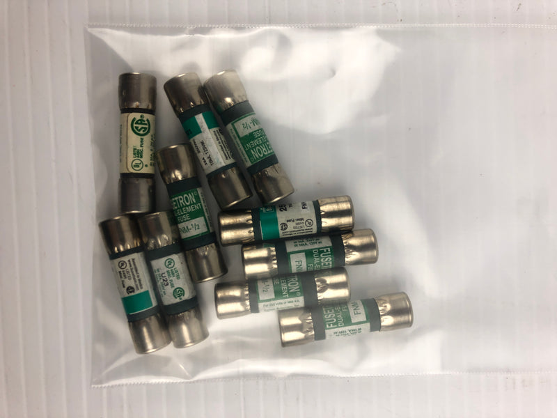 Bussmann FNM-1/2 Dual Element Fuse - Lot of 10