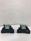 Allen-Bradley 700-HK36Z24 Relay Ser. B With 700-HN 121 Base Ser. A - Lot of 2