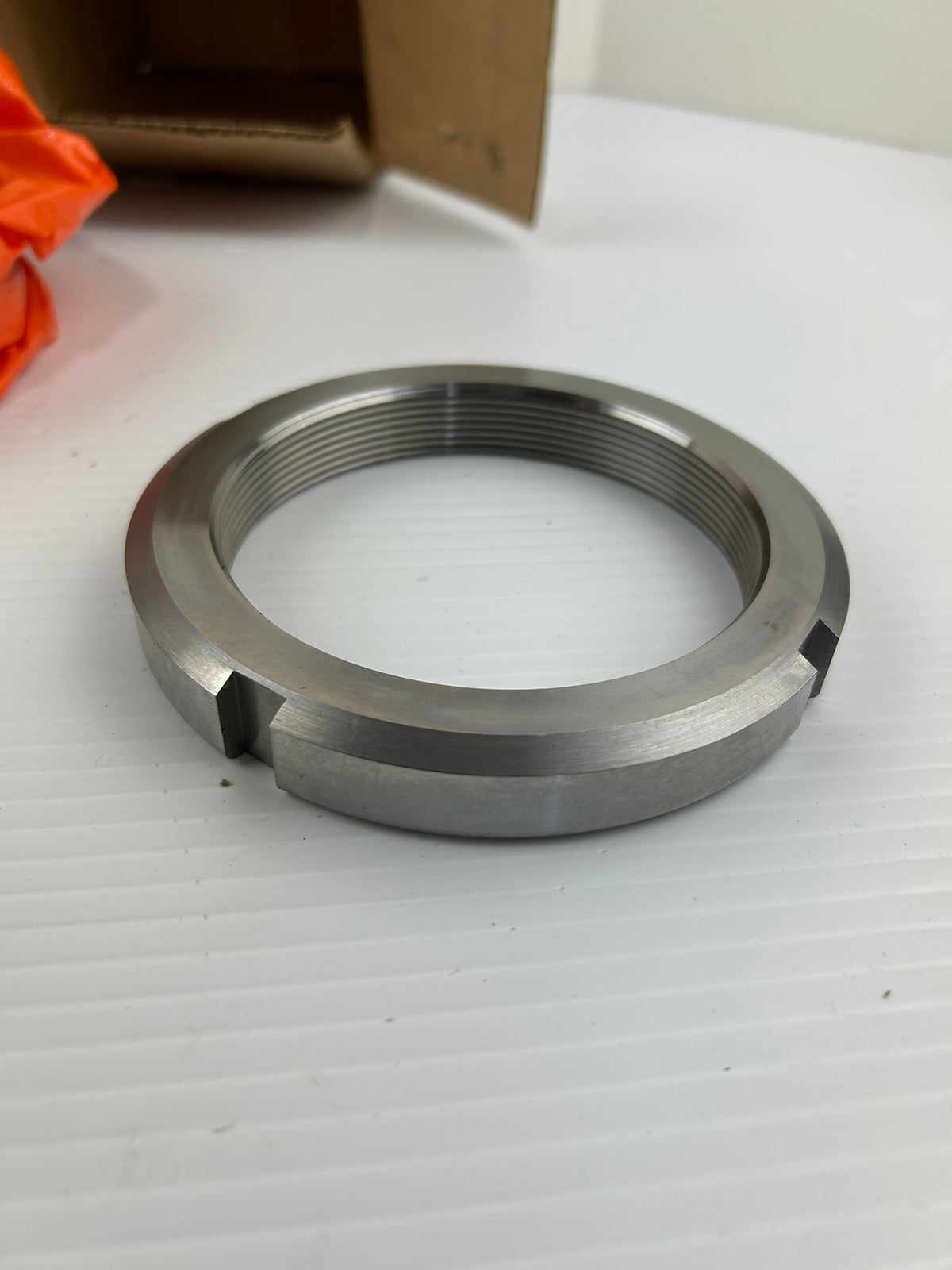 Whittet-Higgins KML-20 Locknut Carbon Steel M100x2 Left Hand Thread 130mm OD