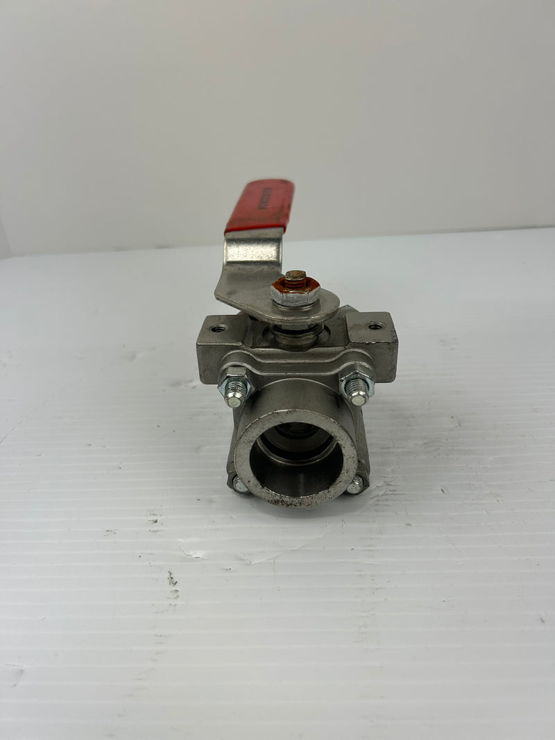 Worcester 14466TSWR3 Ball Valve with Handle 316 CF8M 400F 1000CWP