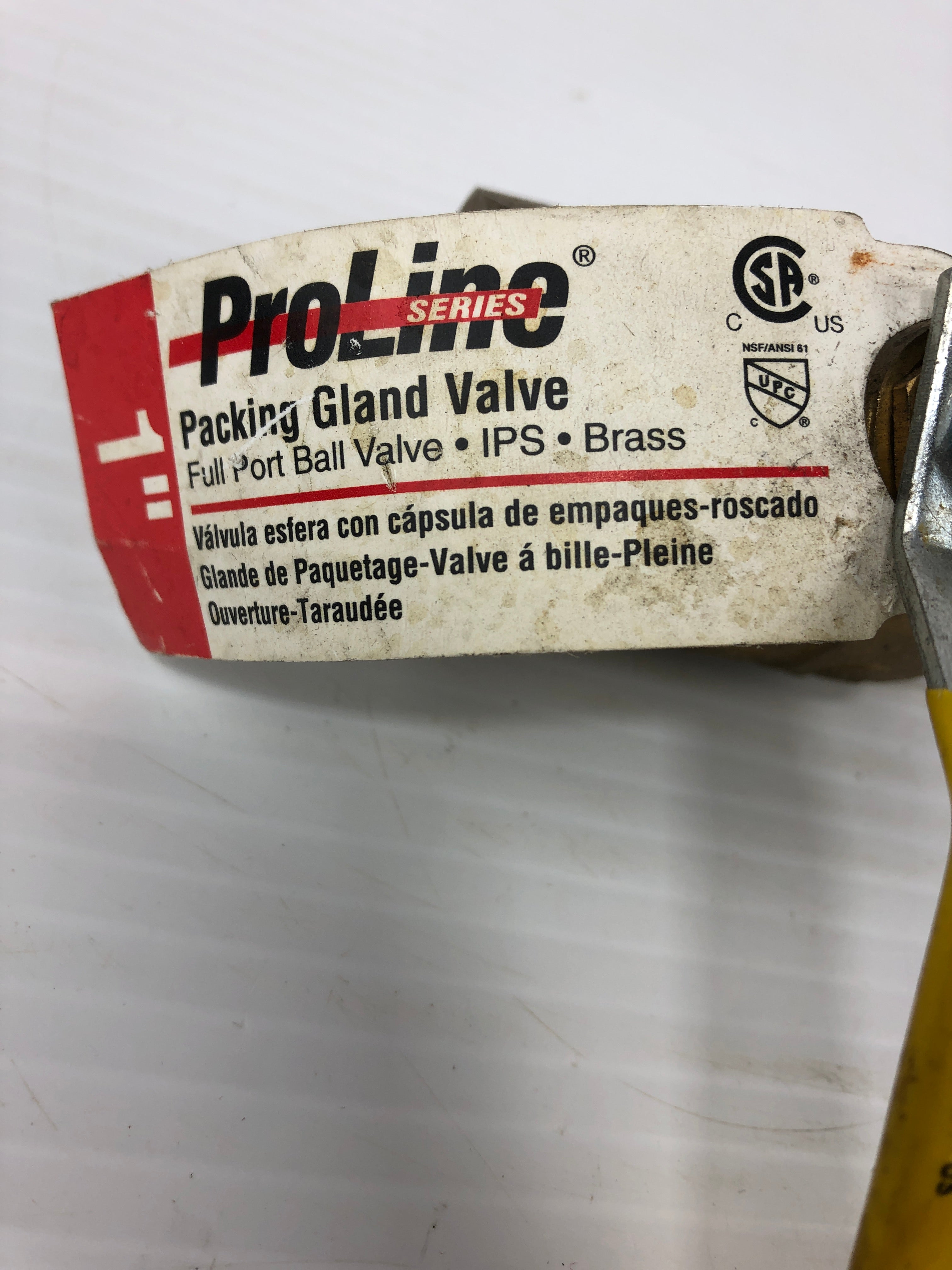 Pro Line Ball Valve 600WOG 1"