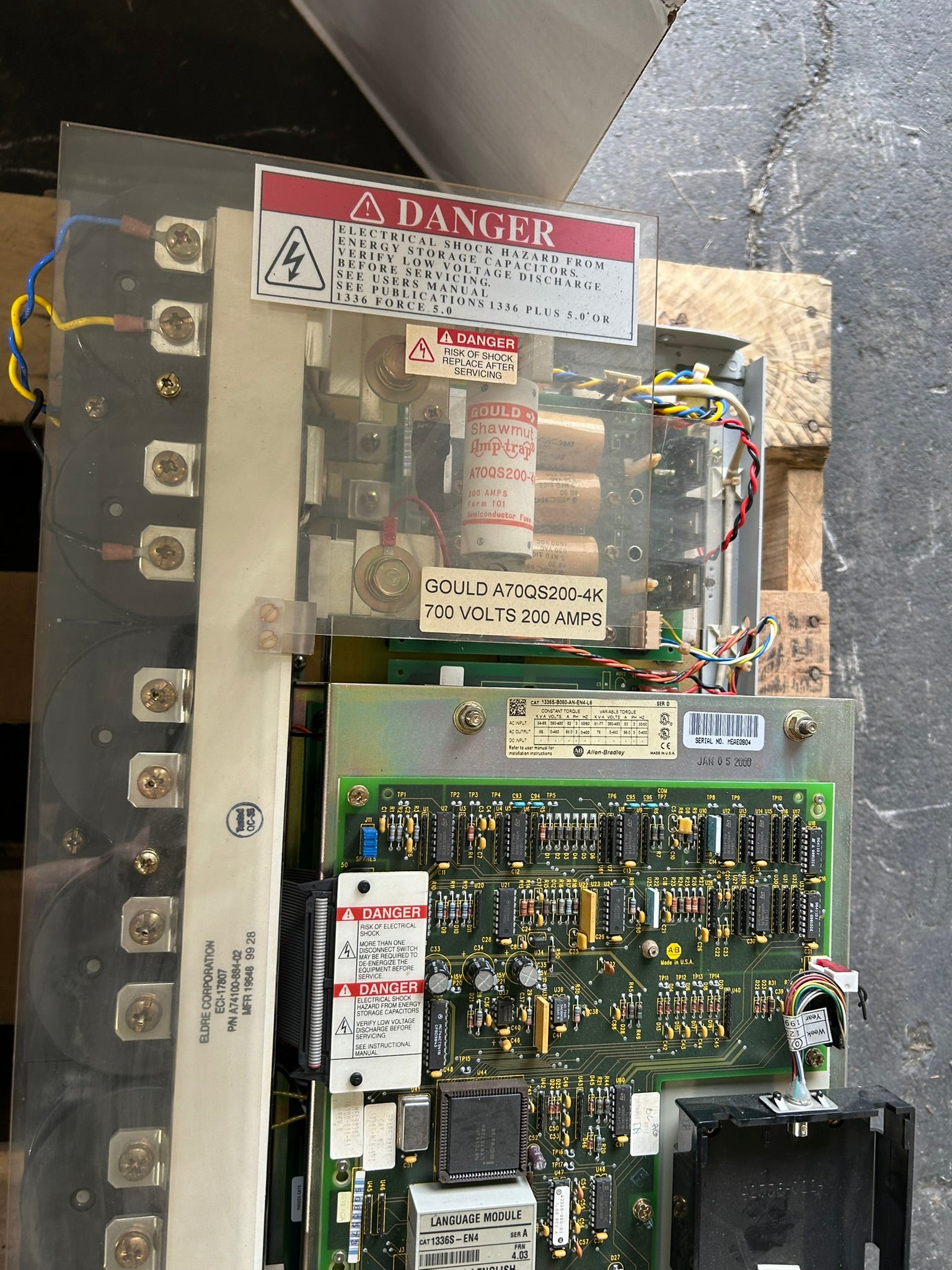 Allen-Bradley 1336S-B060-AN-EN4-L6 Plus Drive Series D - No Keypad