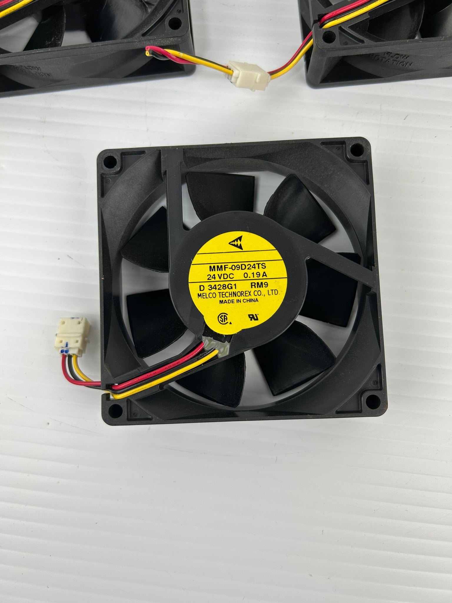 Melco Technorex Co MMF-09D24TS Inverter Drive Cooling Fan 24VDC 0.19A - Lot of 3