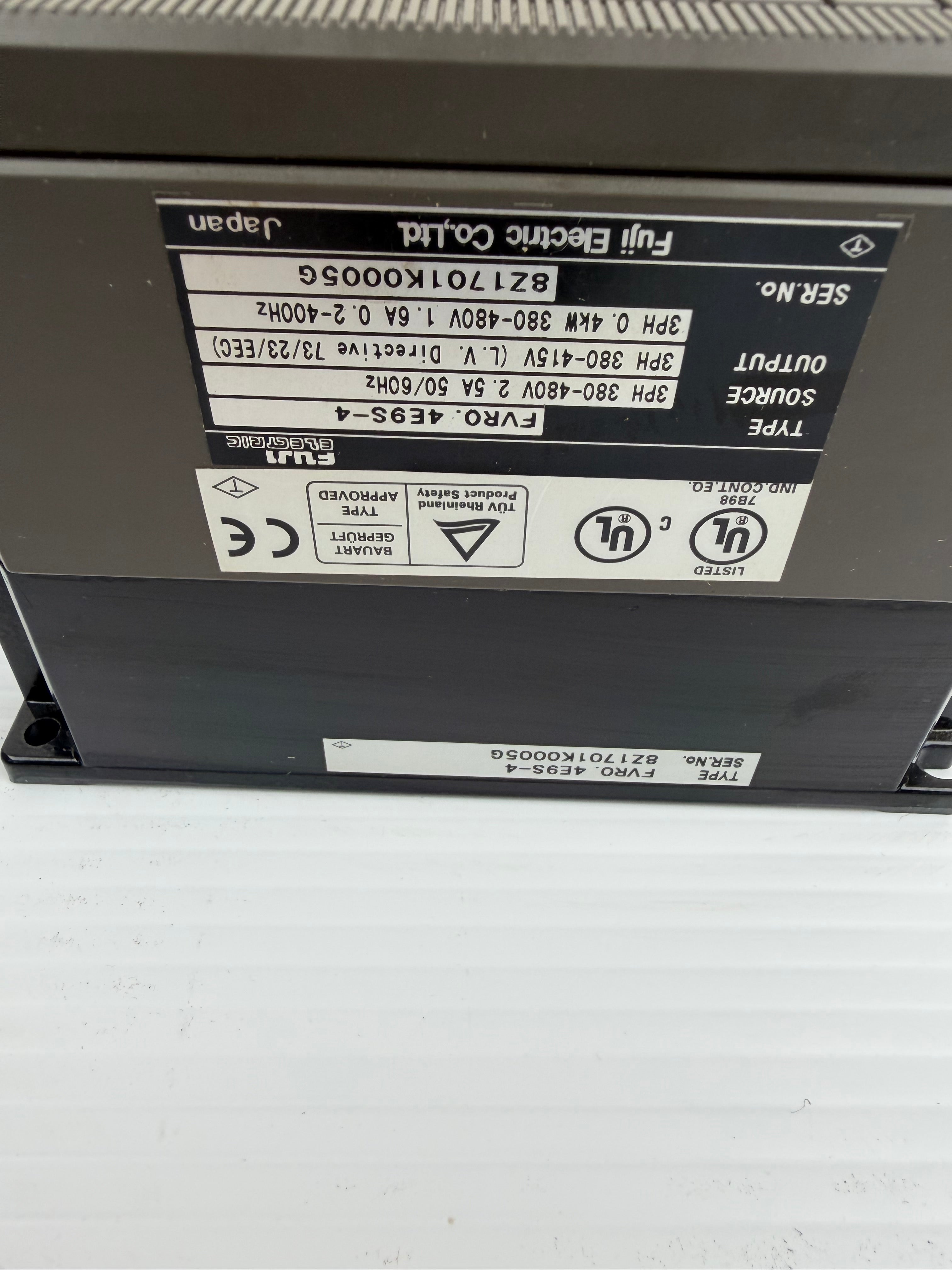 New Fuji Inverter FVR-E9S-4 0.4kW 3PH 380-480V 5 Amp