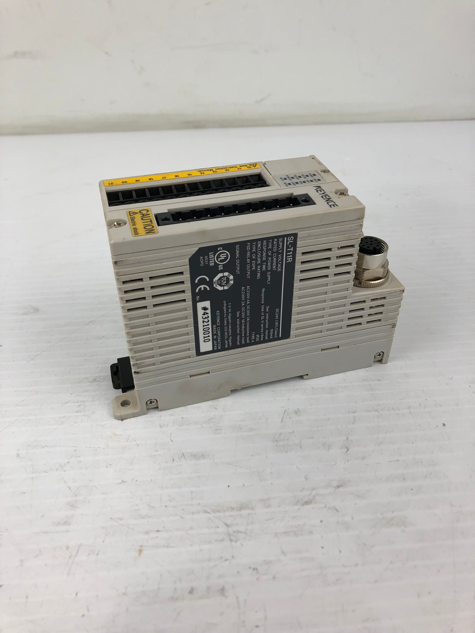 Keyence SL-T11R Power Supply 24VDC