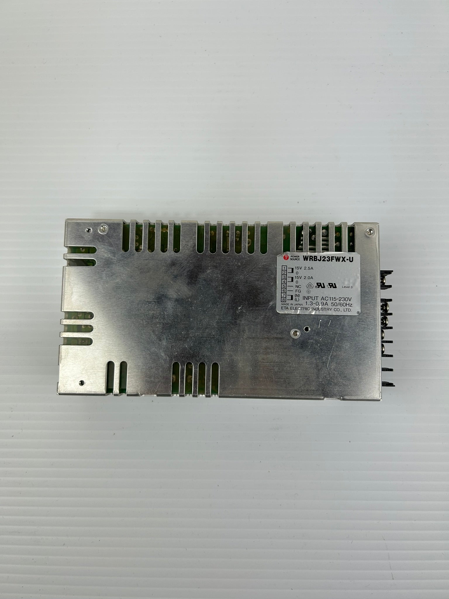 Power Source WRBJ23FWX-U Switching Power Supply 15V 2.5A/2A 115-230VAC