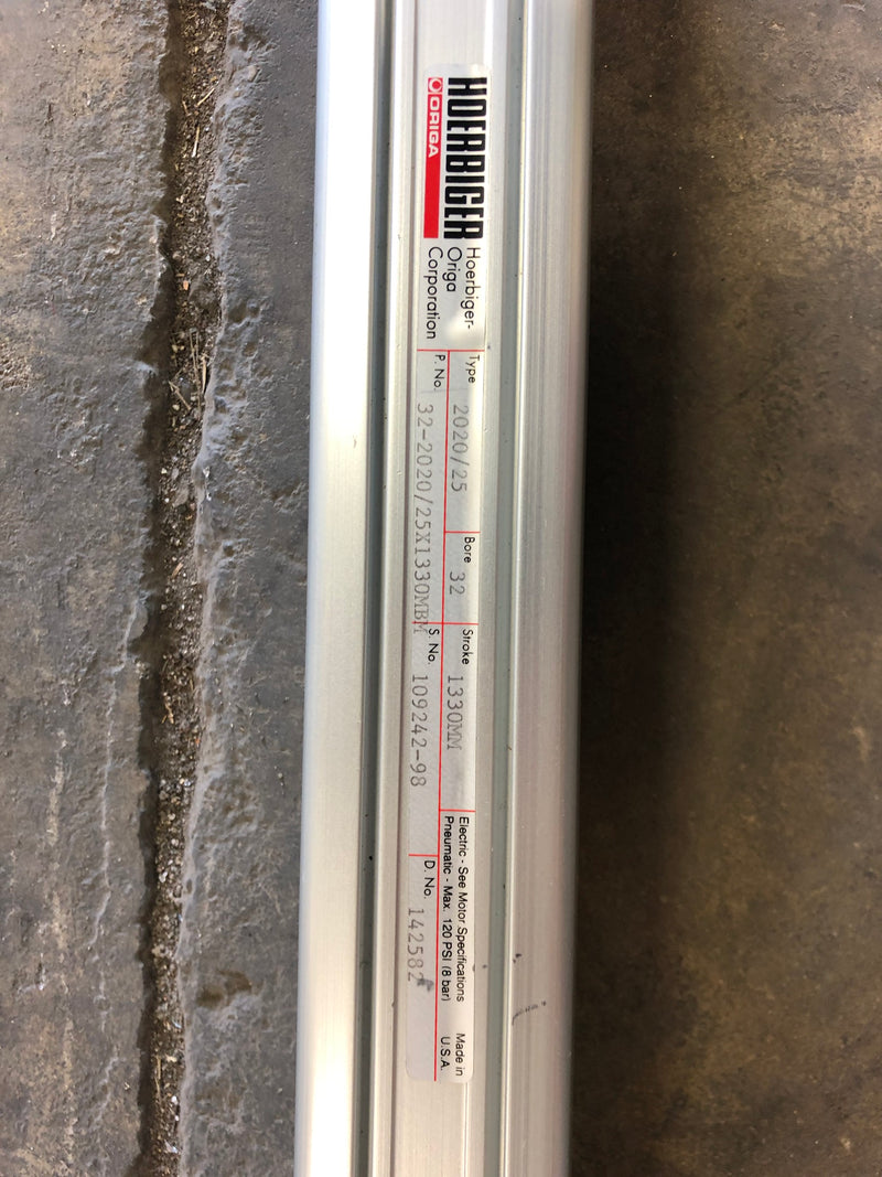 Hoerbiger-Origa 32-2020/25X1330MBM Pneumatic Rodless Cylinder 2020/25 with Slide