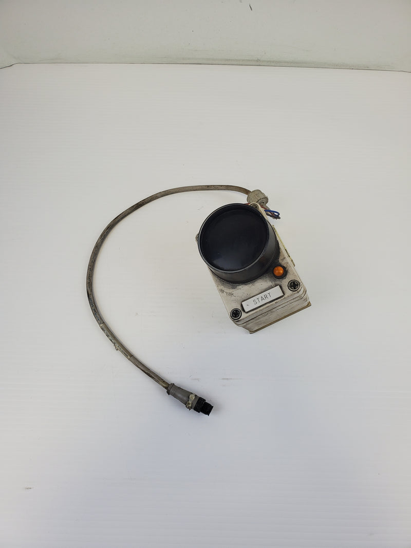 Push Button "Start" Safety Switch Black with Cable for Industrial Machine