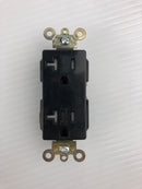 Leviton TDR20-E Black Duplex Receptacle 125V 20A - Lot of 3