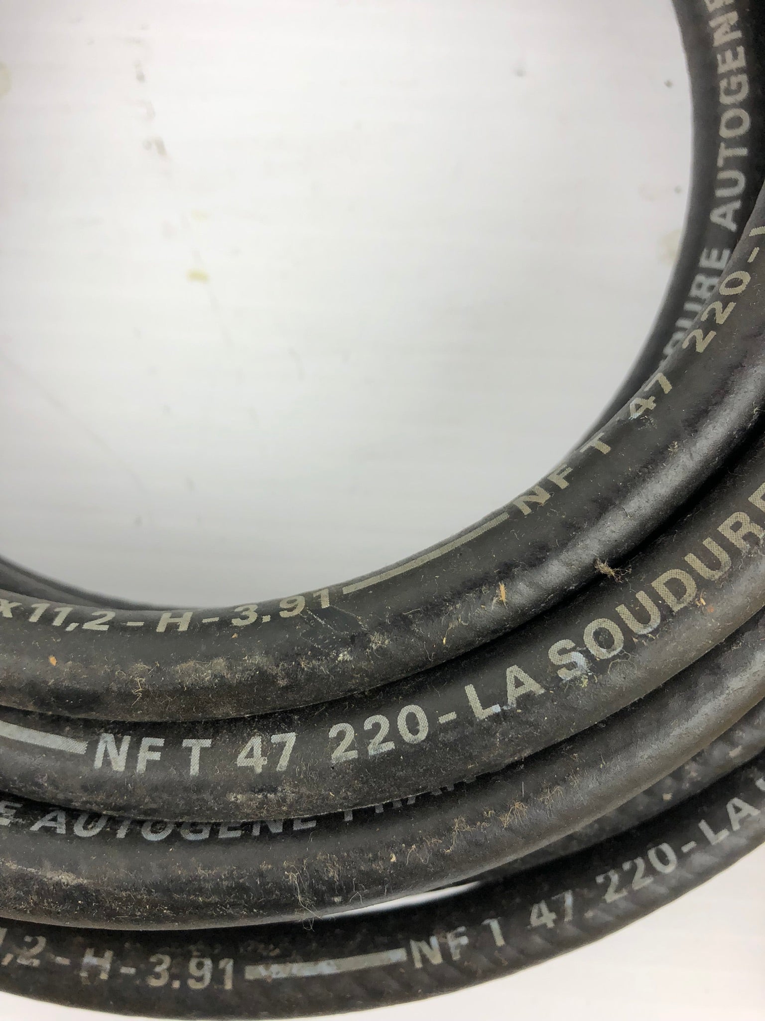 NFT 47 220-LA Soundure Autogene Francaise Welding Hose D6.5 x 11.2 H-3.91