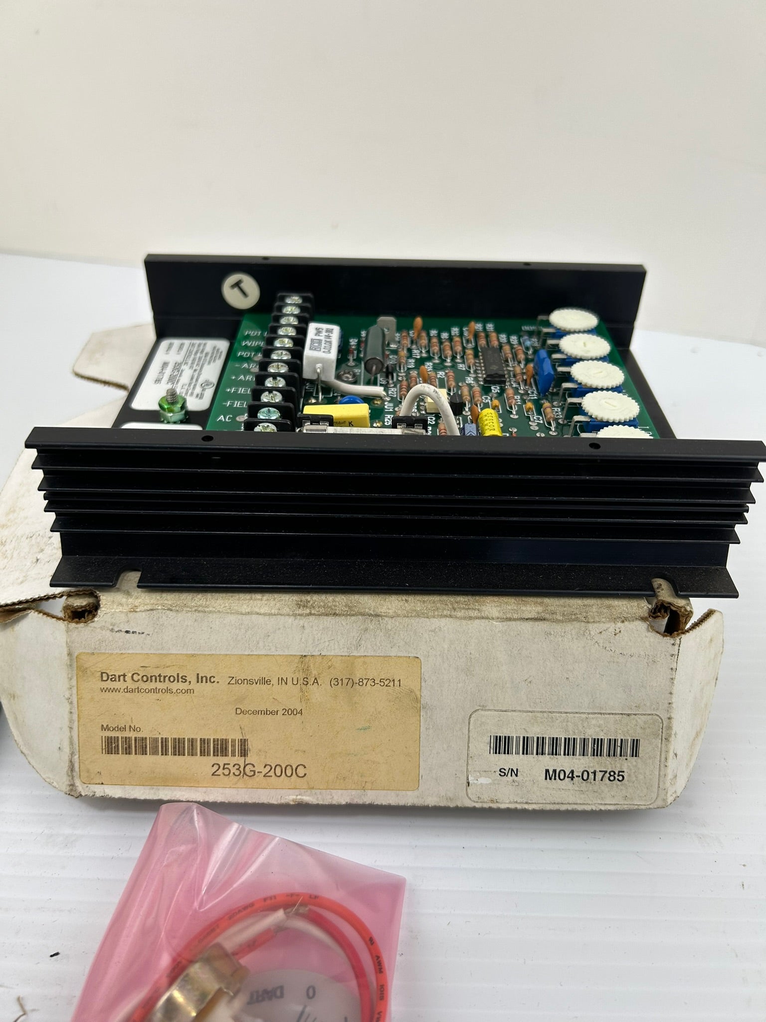 Dart Controls 253G-200C DC Motor Speed Controller Drive 90/180VDC 120/240VAC