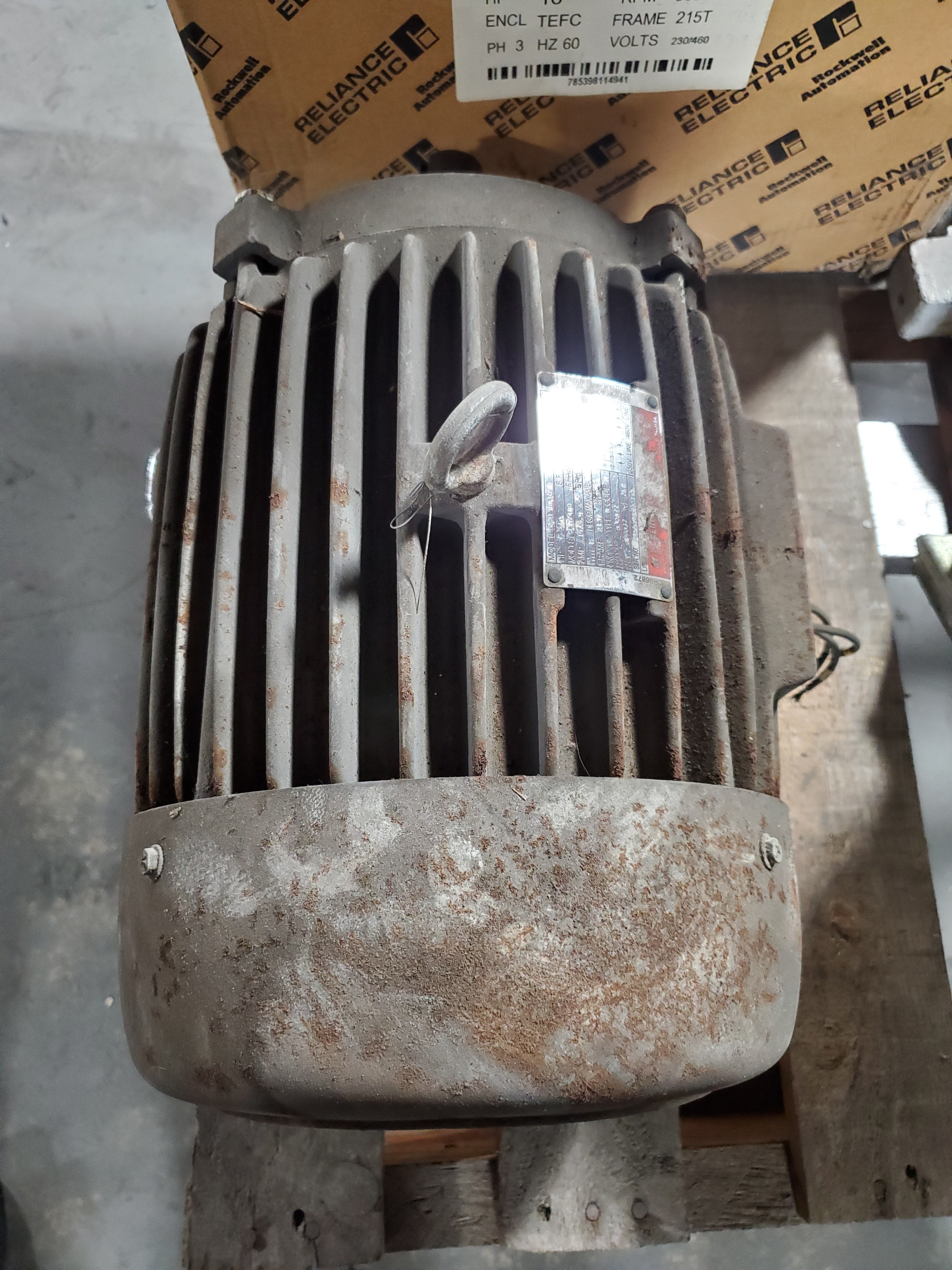 General Electric Motor 5K213BC105A 7.5HP 3 Phase 3470 RPM