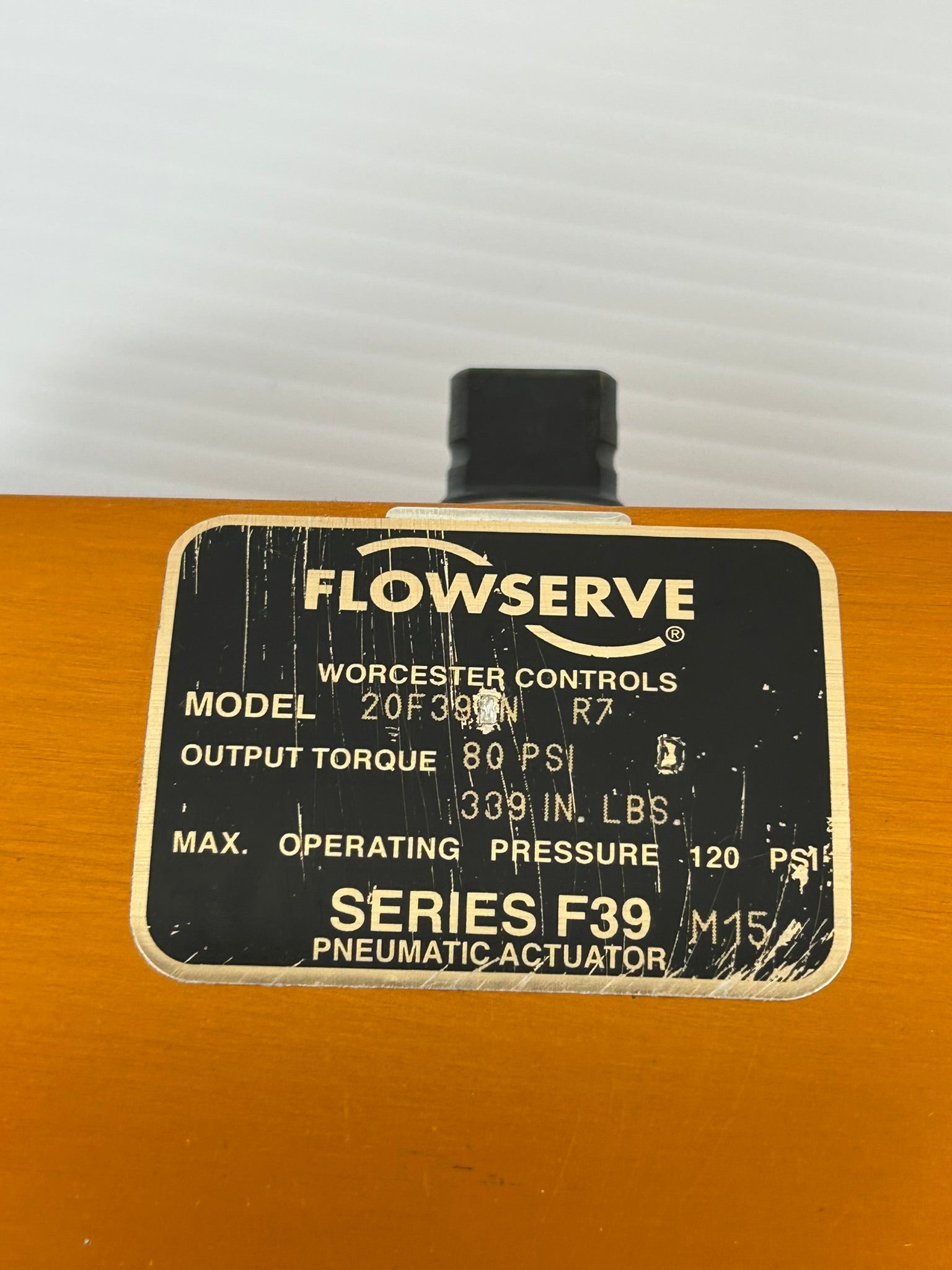 Worcester Controls Flowserve 20F39SN R7 Pneumatic Actuator F39