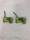 Lot of 2 - WAGO 280 Terminal Block Green Yellow