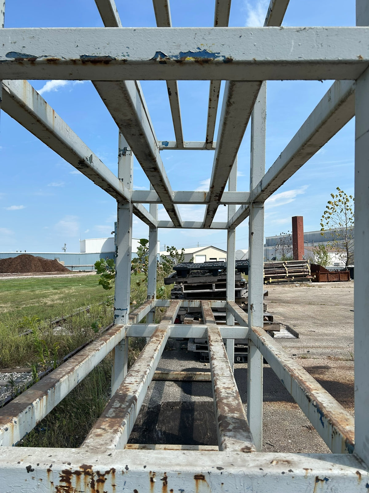 Heavy Duty Industrial Metal Stock Pipe 3-Tier Storage Rack 13' L x 44" W x 118"H