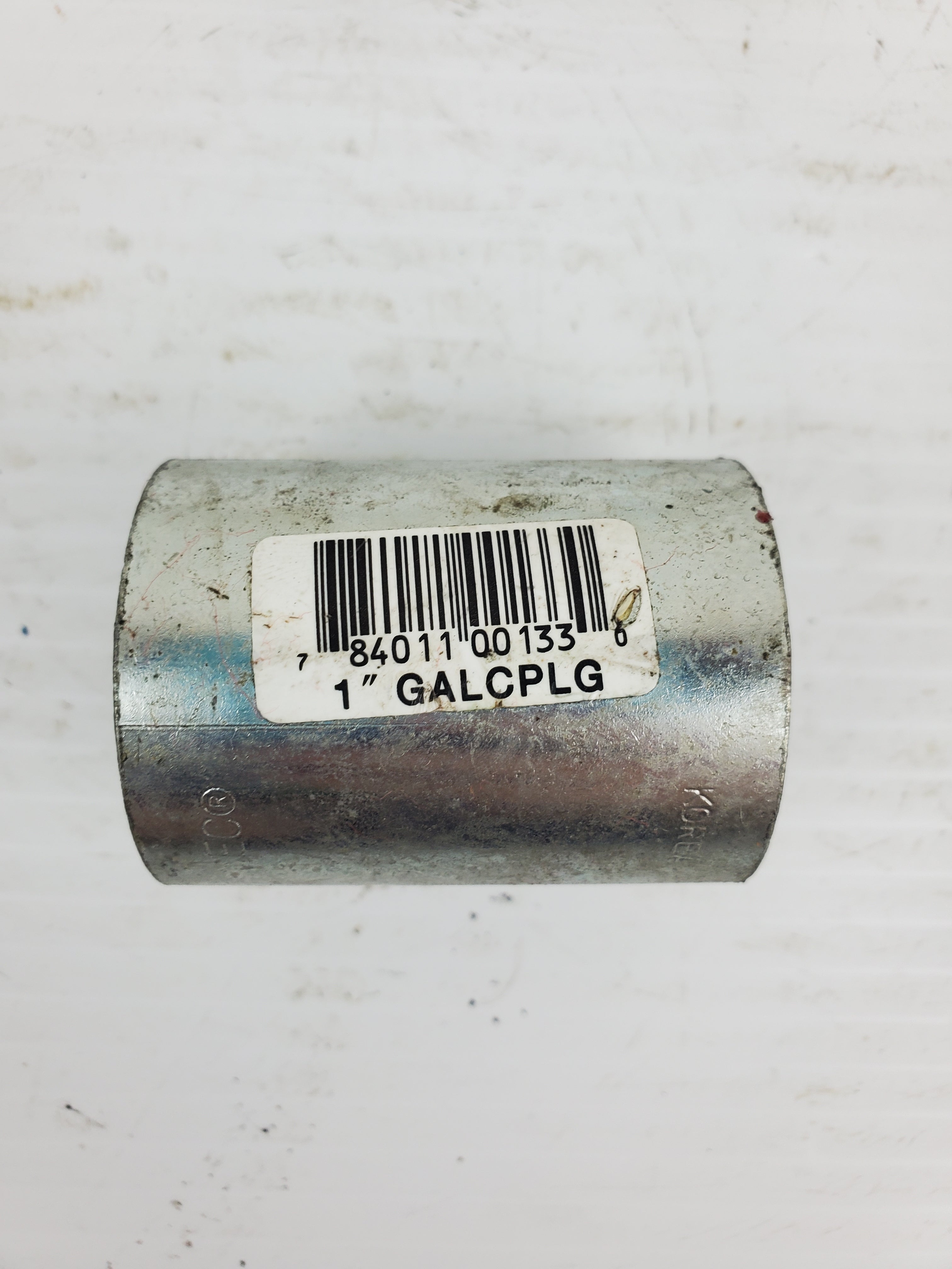 1" Galvanized Coupling 2" Long One-Piece Threaded Rigid 1.5" OD