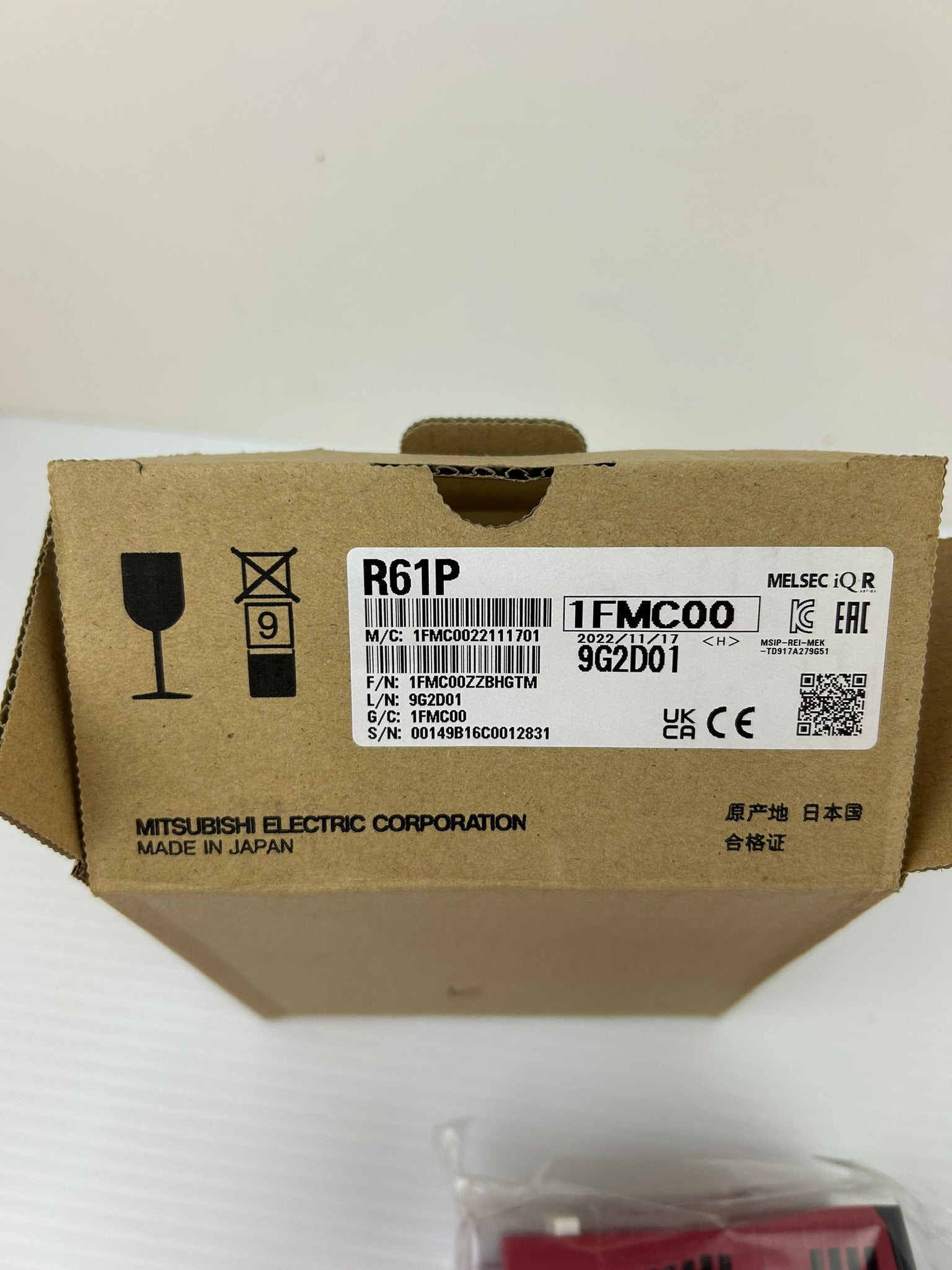 Mitsubishi R61P MELSEC iQ-R PLC Power Supply Unit 100-240VAC - US Seller