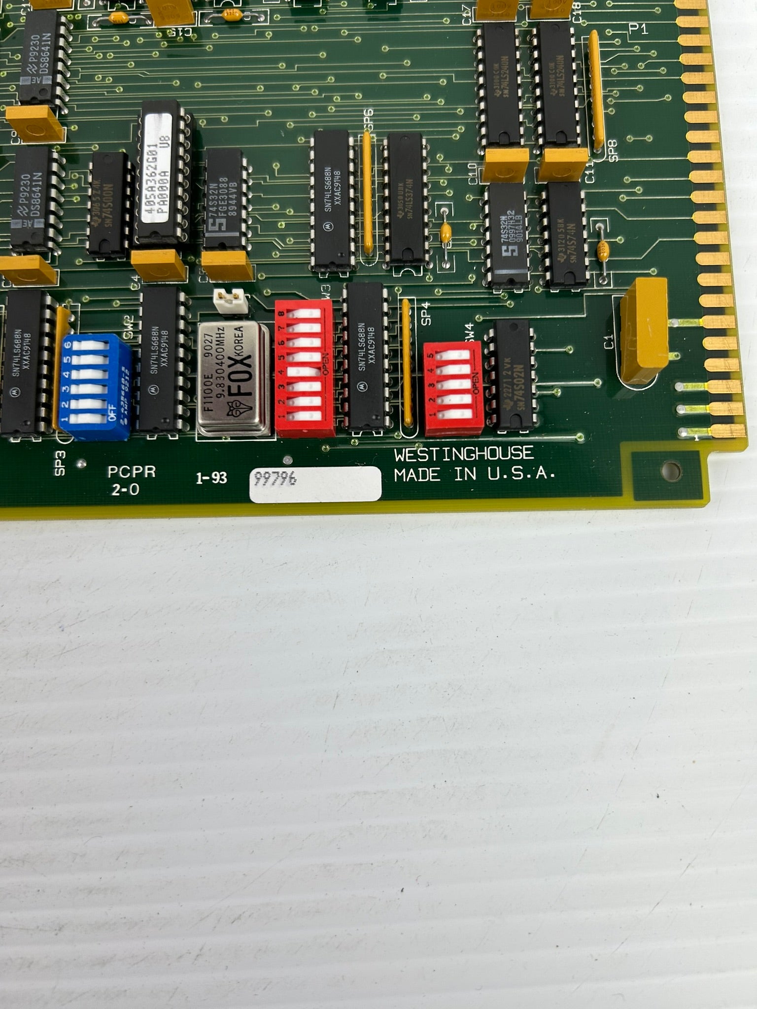 Westinghouse 7381A06G01 Circuit Board Sub J 3MUA7 7381A06 G01