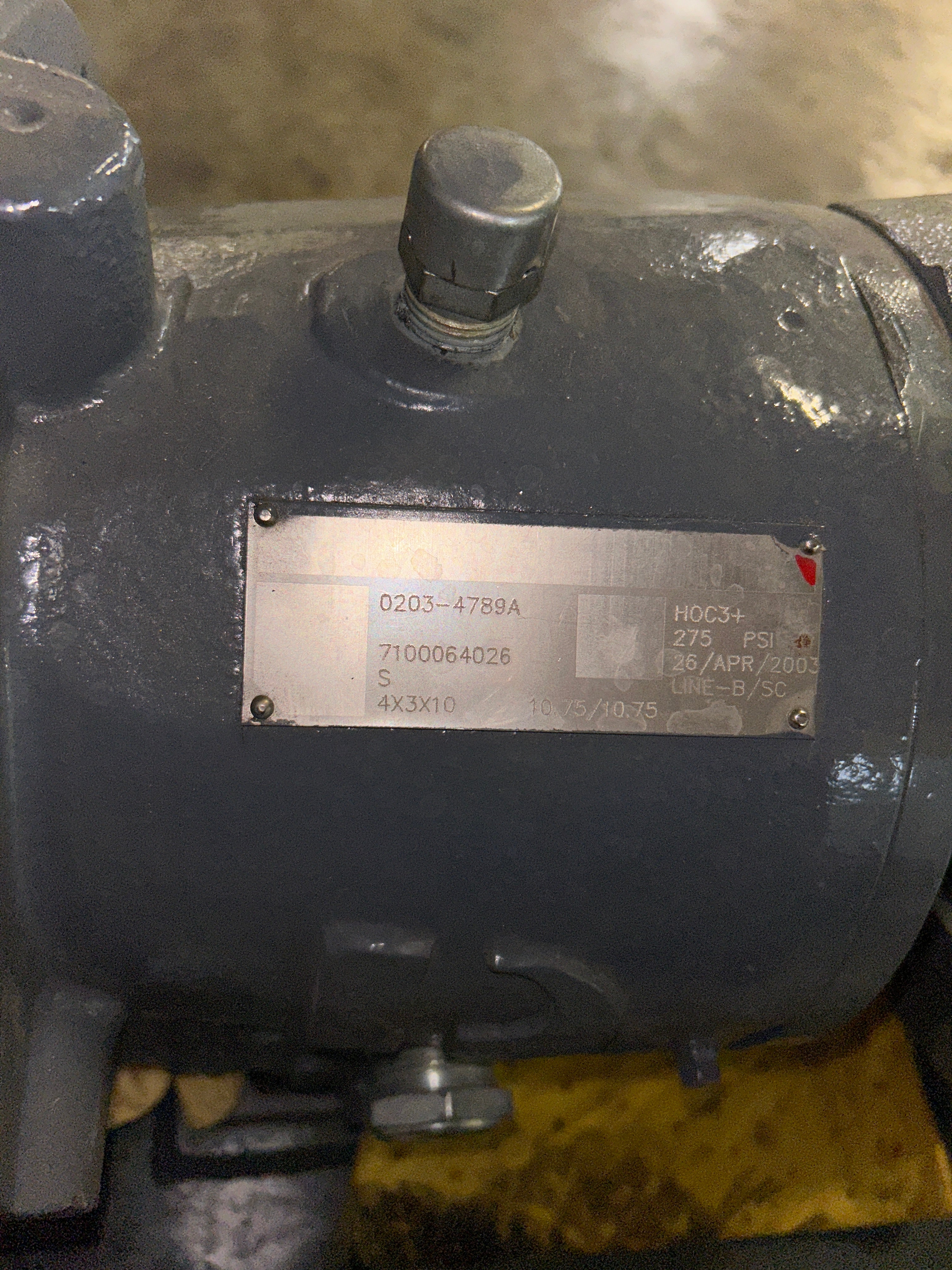 Ingersoll-Dresser Flowserve HOC3+ Pump Assembly 4x3x10 275PSI Steel