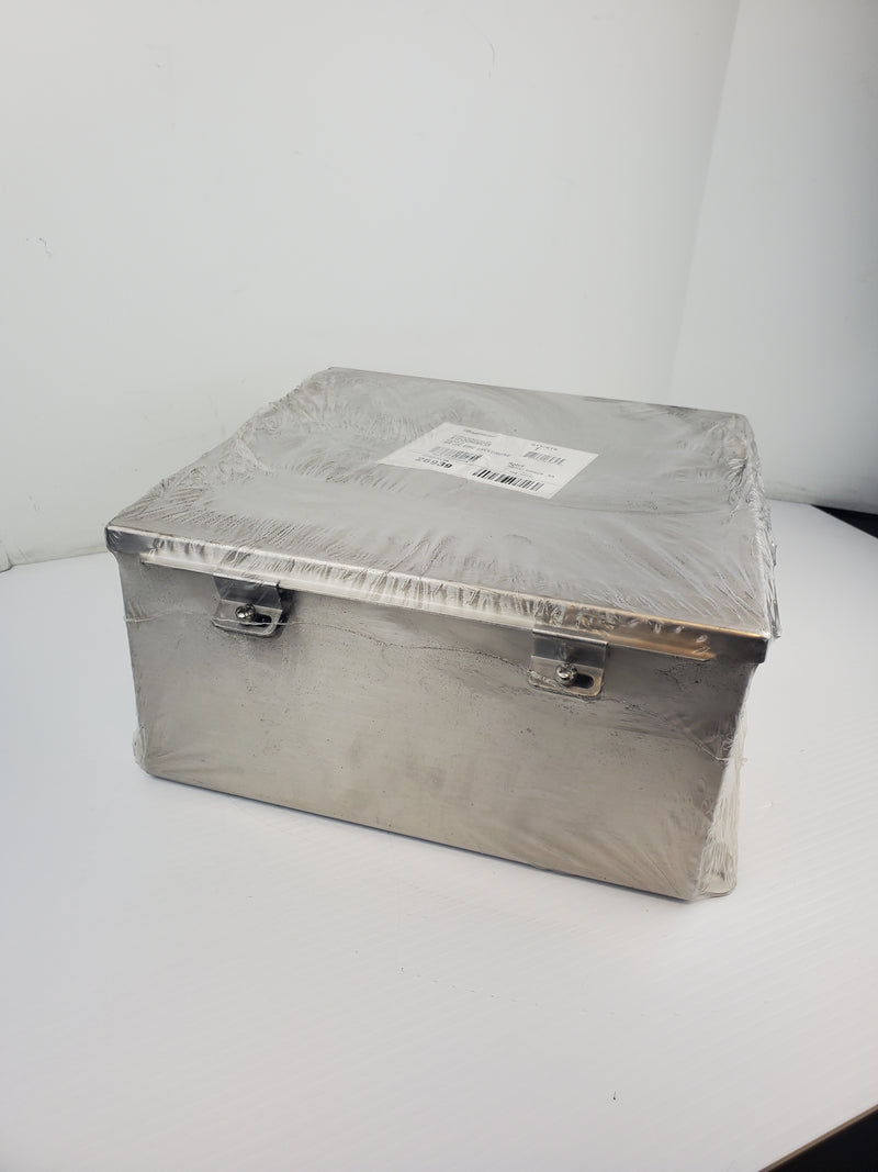 Hoffman Junction Box A1212CHEMCSS SS JIC EMC Electrical Enclosure 12" x 12" x 6"