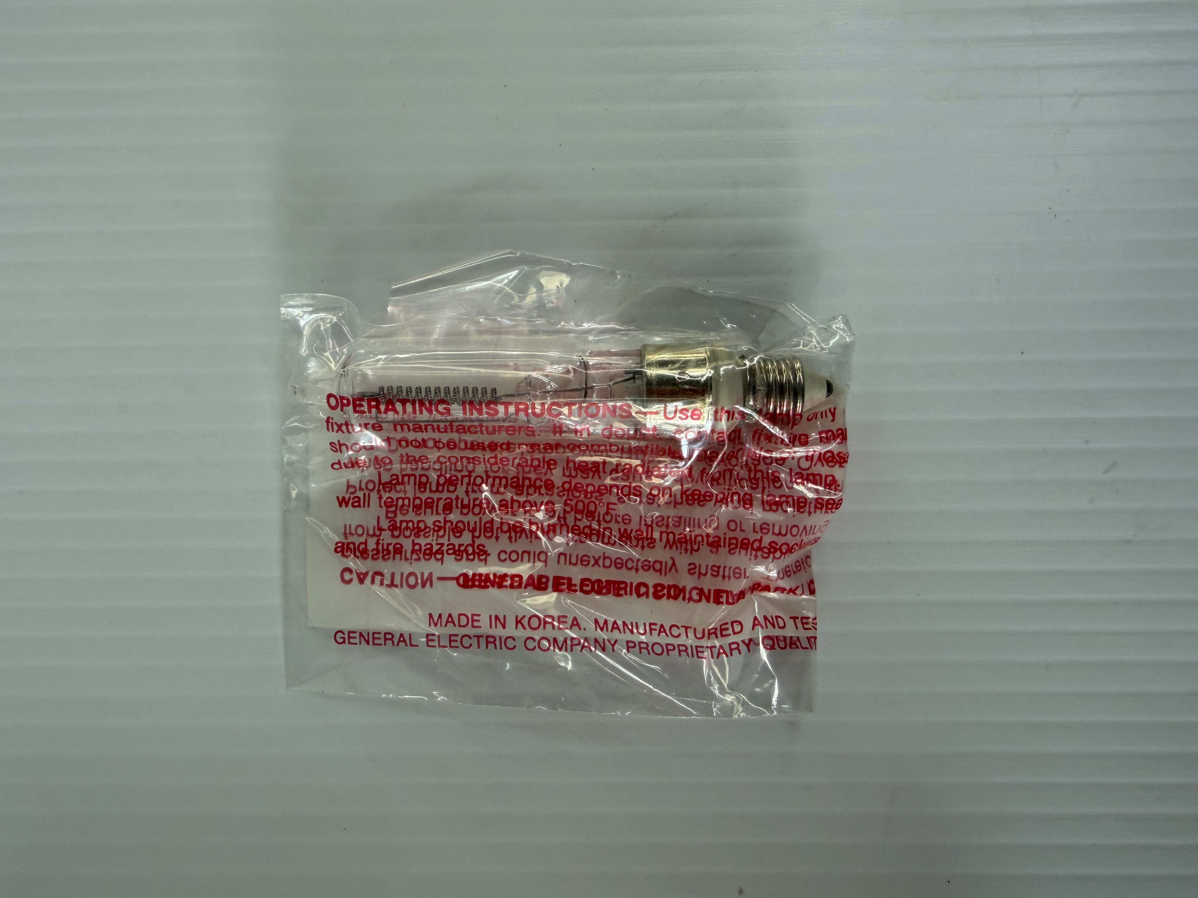 Lot of 2 GE Tungsten Halogen Lamps Q250CL/MC 250 W 120 V