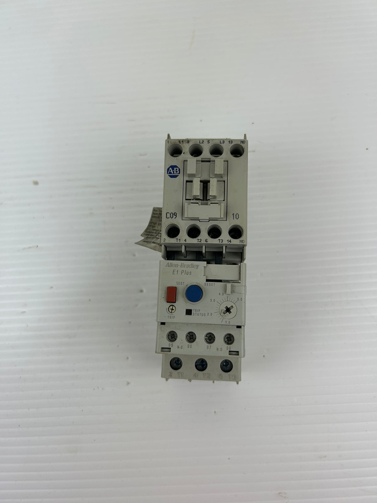 Allen-Bradley 100-C09*10 /A Contactor with 193-EECB /C Overload Relay 1-5A