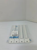 Festo IBS 6X10 Inscription Label 018576 - Lot of 19