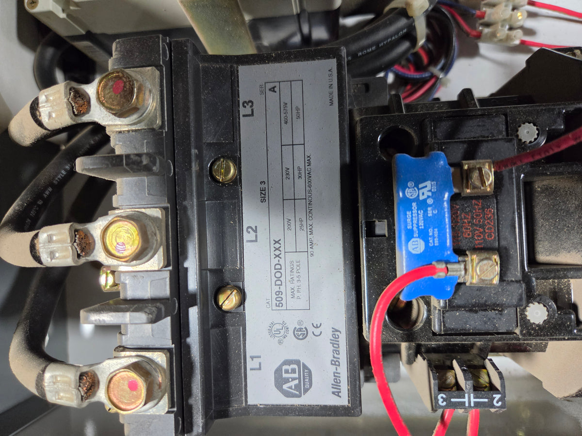 Allen-Bradley MCC Bucket 2113B Size 3 100A Breaker 30HP 3PH 480V 60Hz - No Door