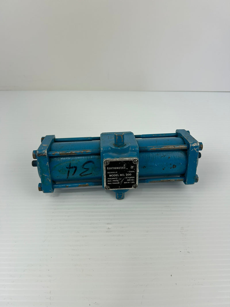 Contromatics 200 Pneumatics Valve Actuator 300 PSI Max