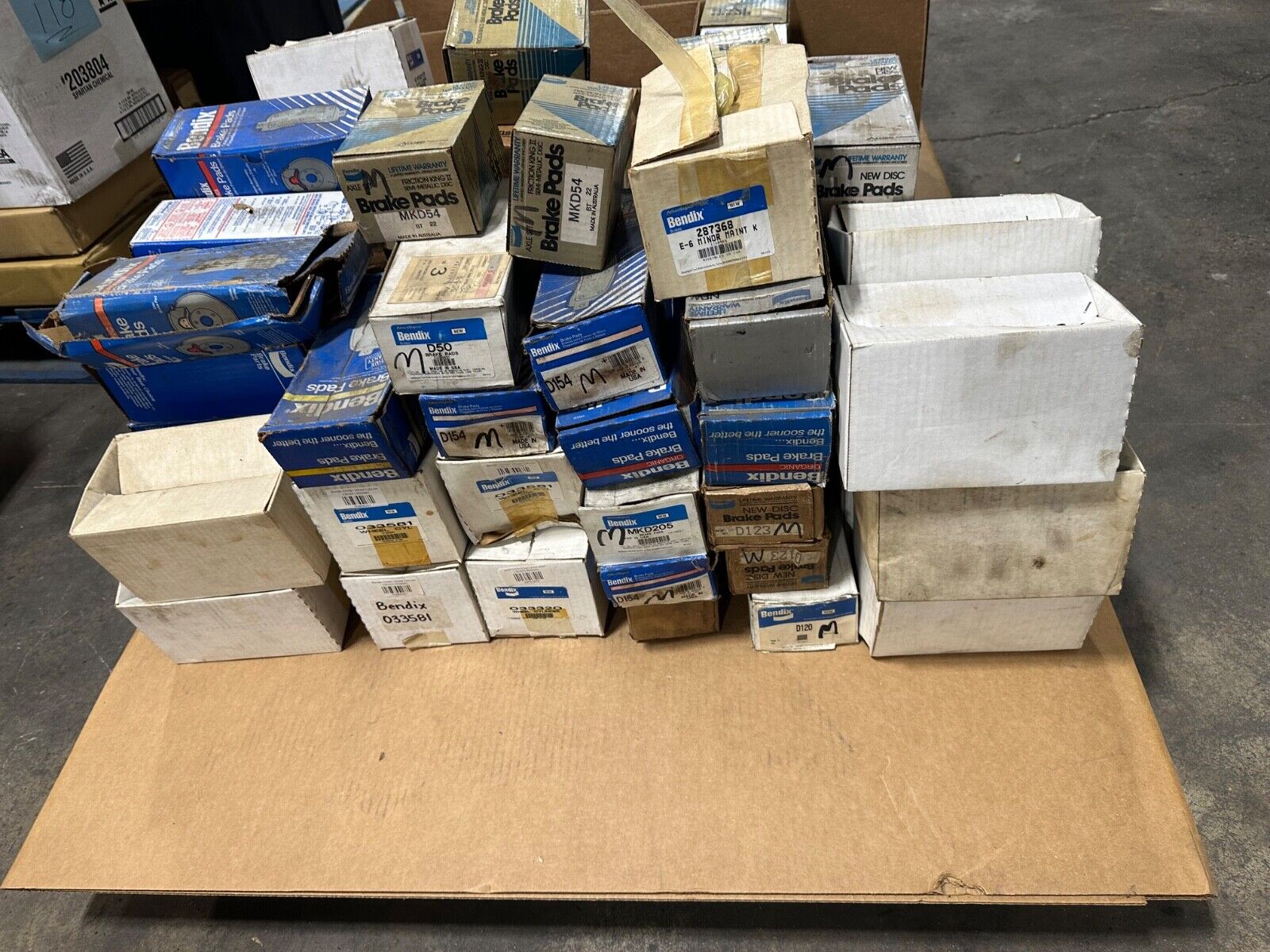 Huge Lot of Bendix Auto Parts Brake Pads Valves Cylinders Hoses