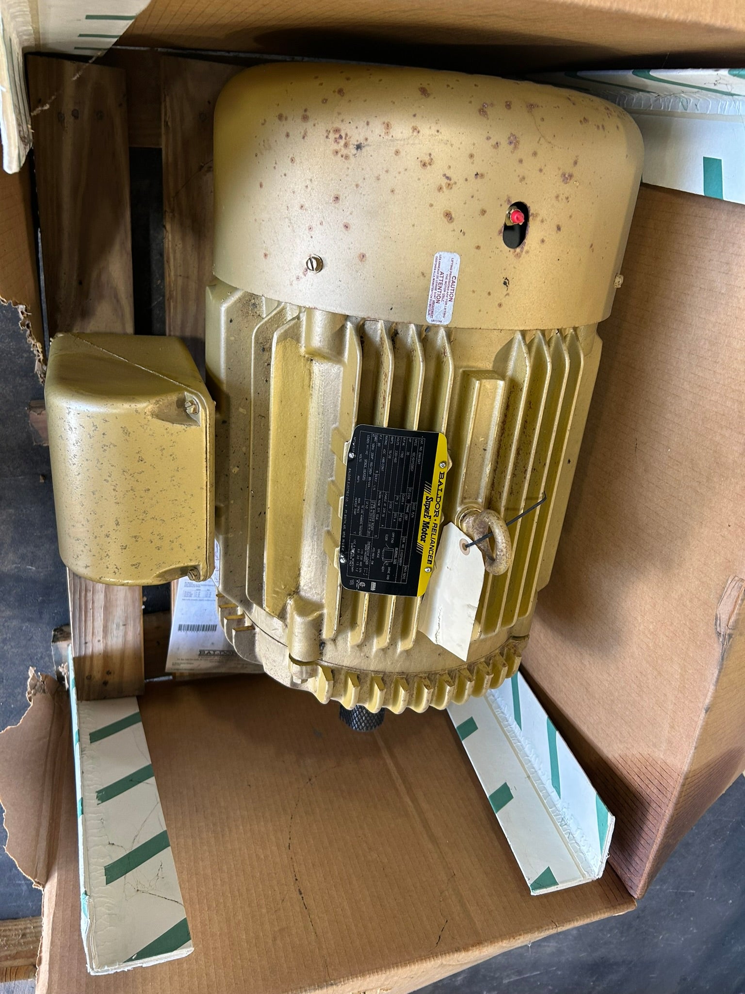 Baldor Reliance EM4104T Super-E Motor 30HP 230/460V 3PH TEFC 1760RPM 286T