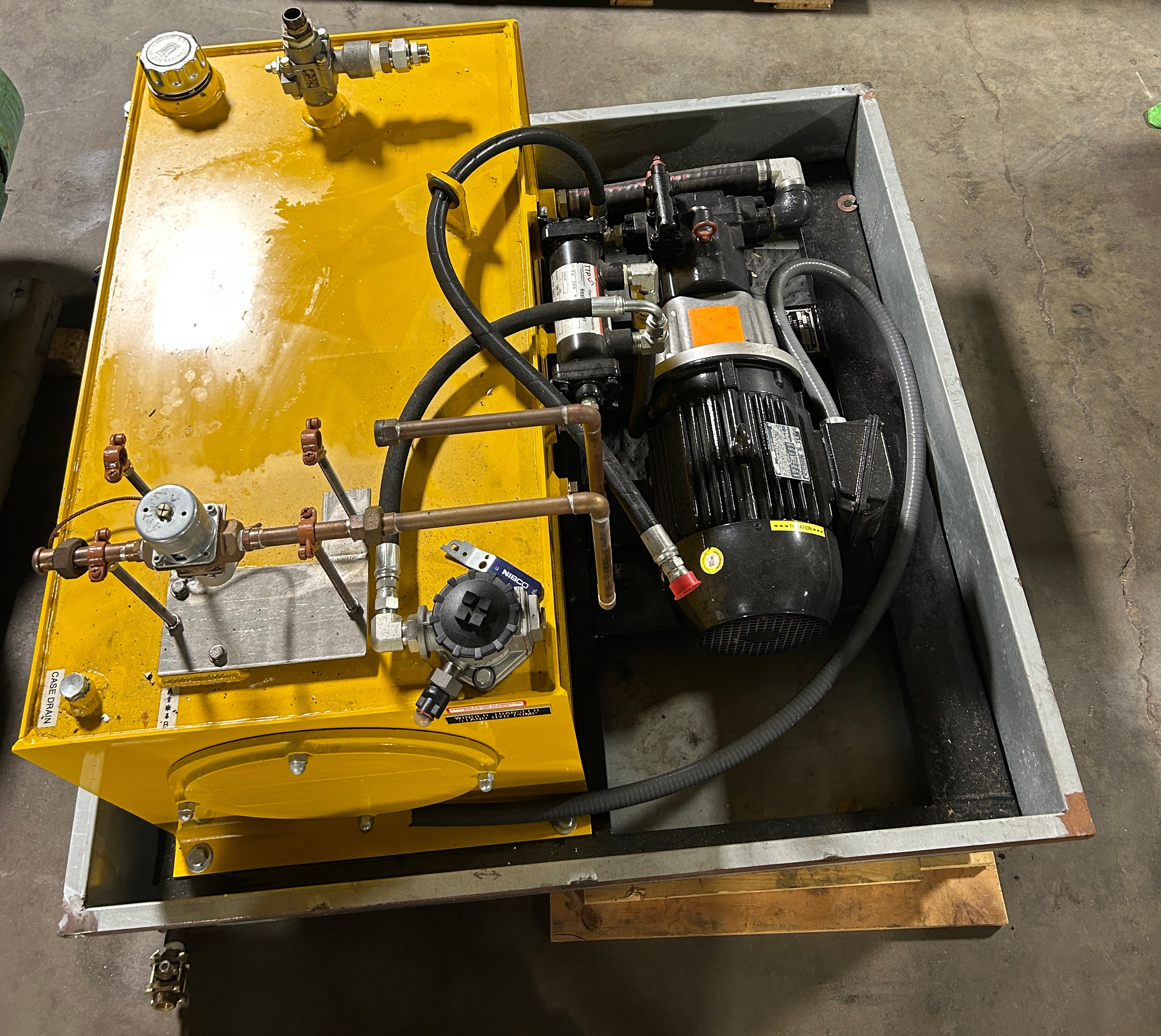 Hydra-Tech Pumps HT5EV Electric Hydraulic Pump Tank System 3.7kW 2,000 PSI 4 GPM