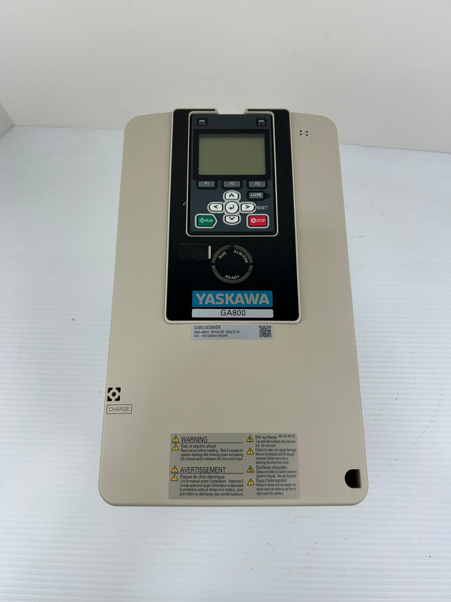 Yaskawa CIPR-GA80U4038ABMA-AAAANA AC Drive Series C
