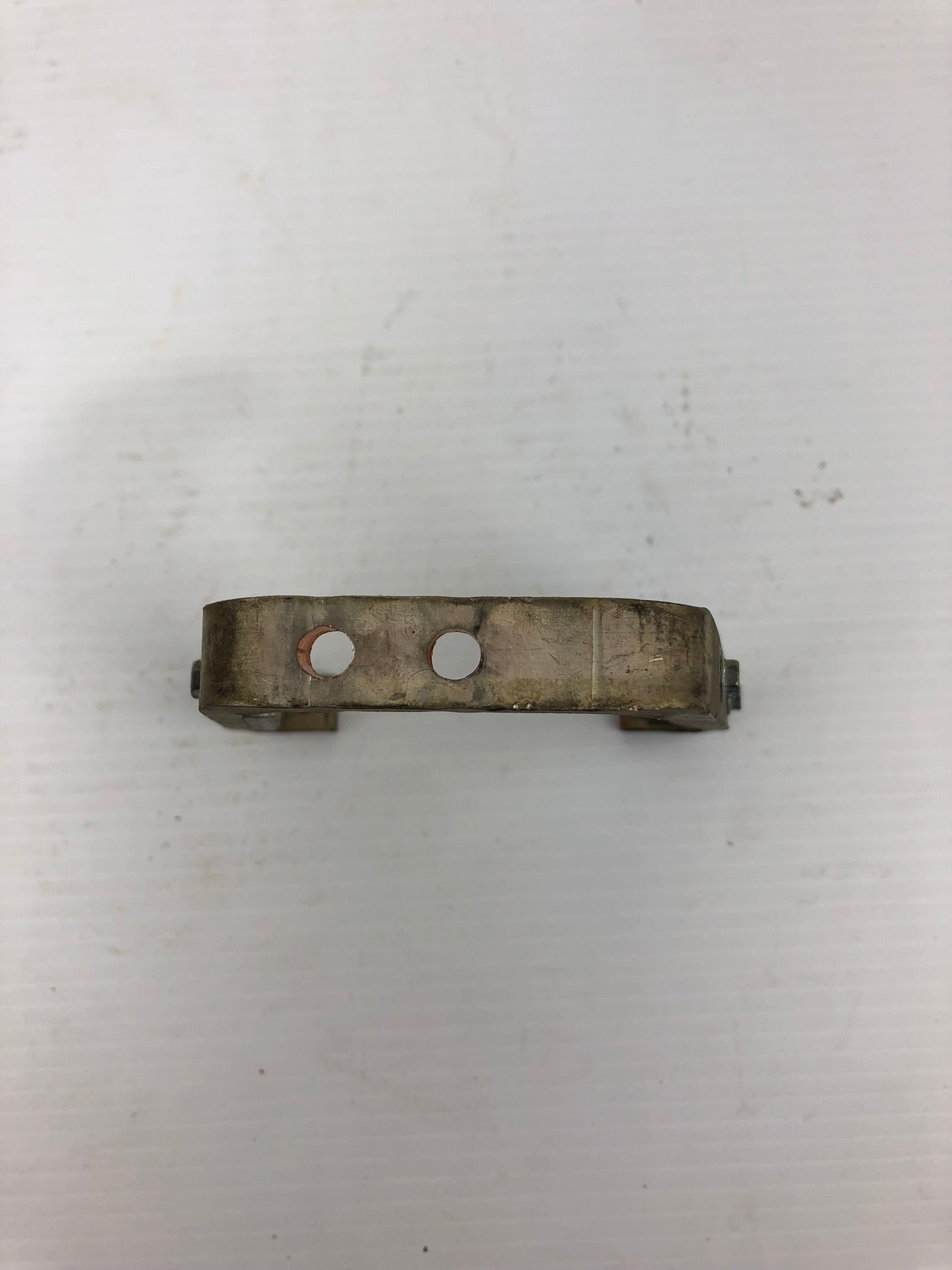 Copper Coated Metal Busbar Mounting Bracket Jumper Bar 6" Tall x 5/8" Thick