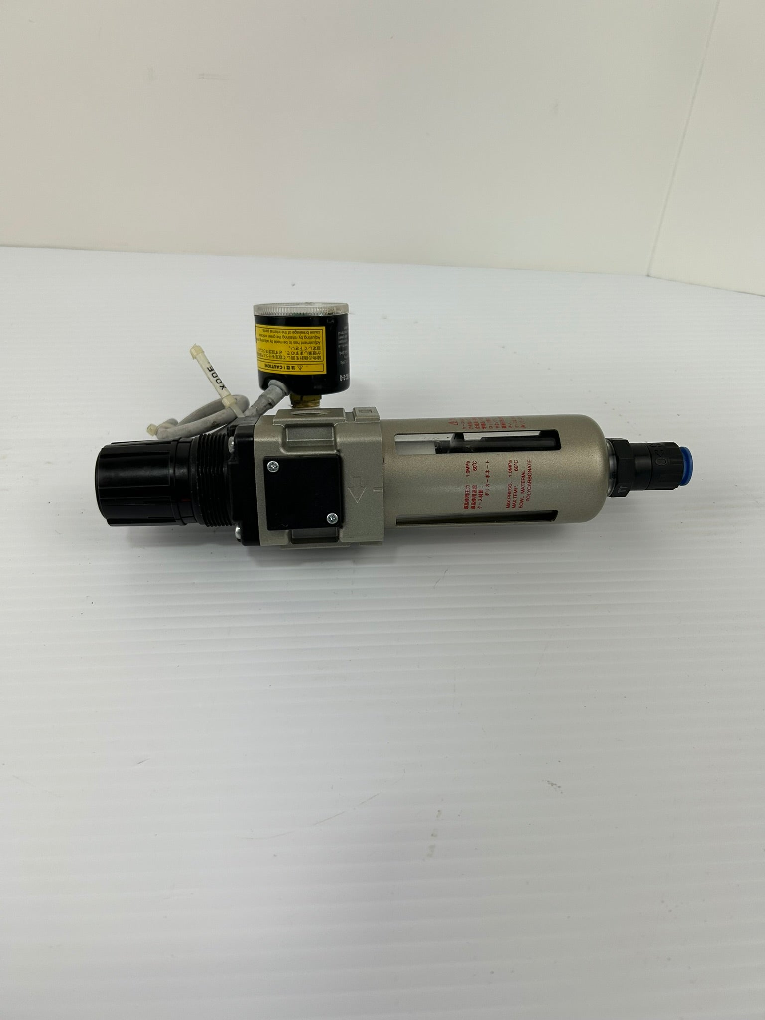 SMC AW30K-03D-X2384 Filter Regulator with SMC GP46-10-02L5-SC-2-Q Gauge