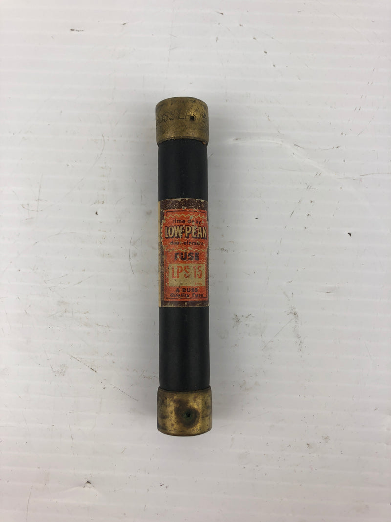 Buss Low-Peak LPS 15 Fuse 600V 15A