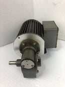 Baldor 25E748W263G1 Industrial Motor .13HP 172 RPM .46A 3PH 10:1 Ratio