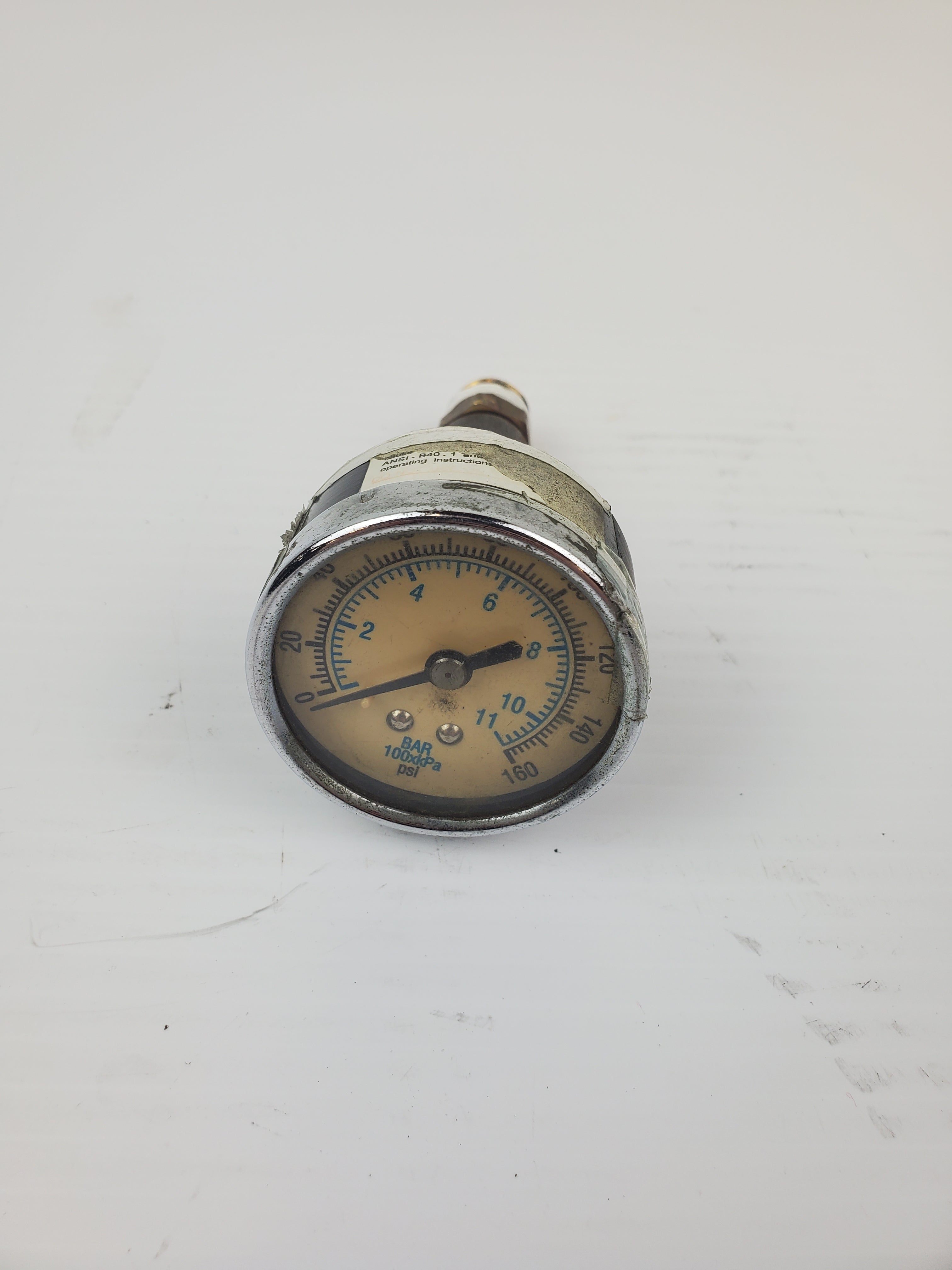 2" Gauge 0-160 PSI 0-11 bar 100xkPa