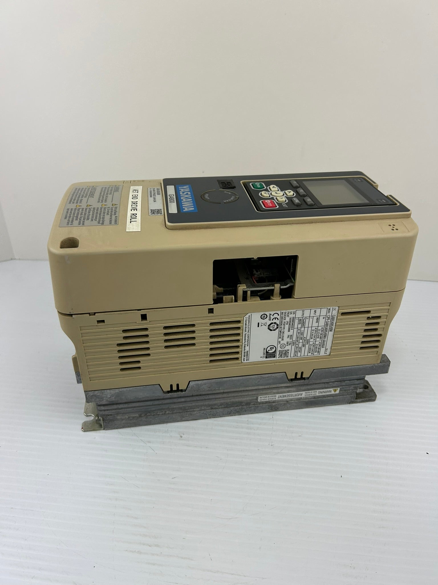 Yaskawa GA80U4005ABM AC Drive GA800 CIPR-GA80U4005ABMA-AAAAAA Rev B 3PH 380-480V