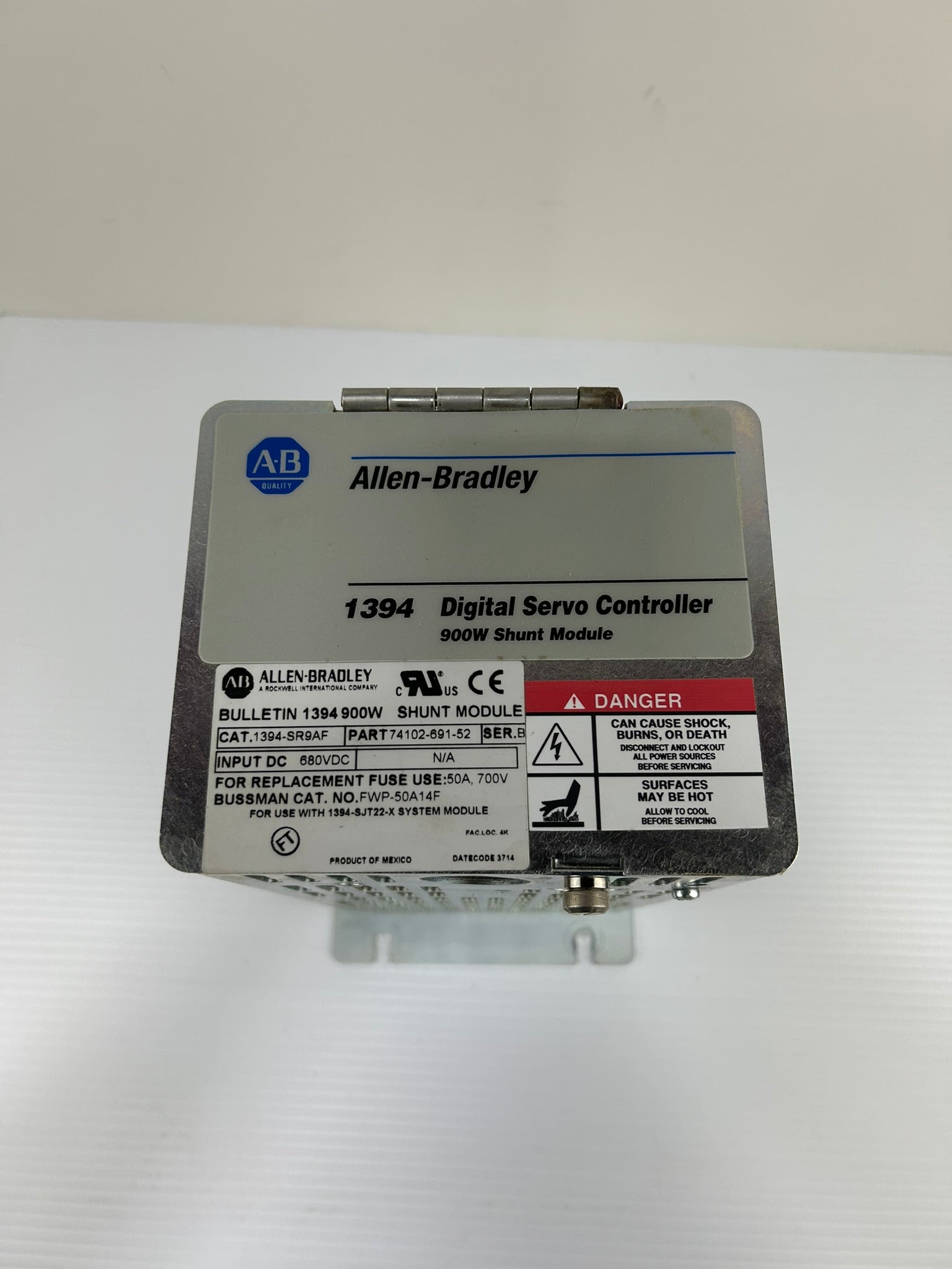 Allen Bradley 1394-SR9AF Digital Servo Controller Ser B 900W Shunt Module 1394