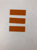 WAGO 282 Terminal End Barriers Orange (Lot of 3)